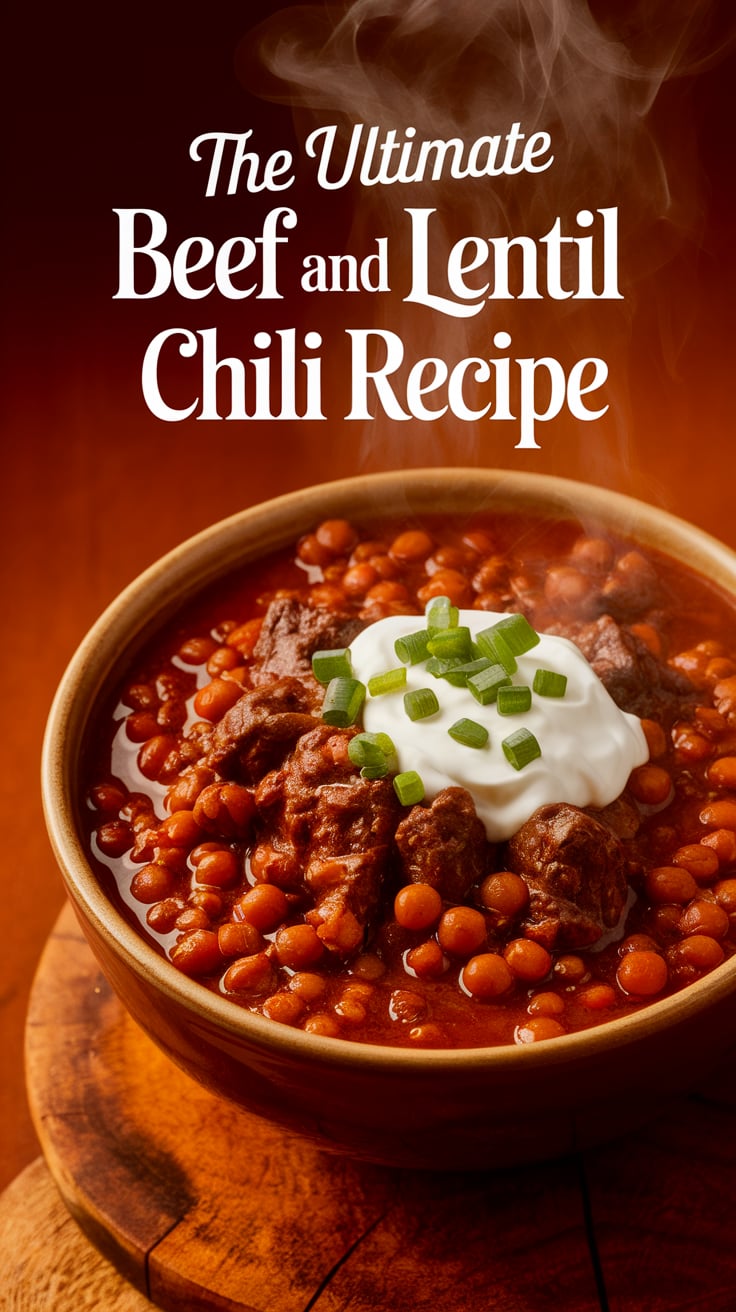Discover the perfect balance of rich beef and nutritious lentils in The Ultimate Beef and Lentil Chili. This recipe not only delivers bold flavors but also offers a high-protein, low-calorie option that will leave you feeling satisfied and energized.