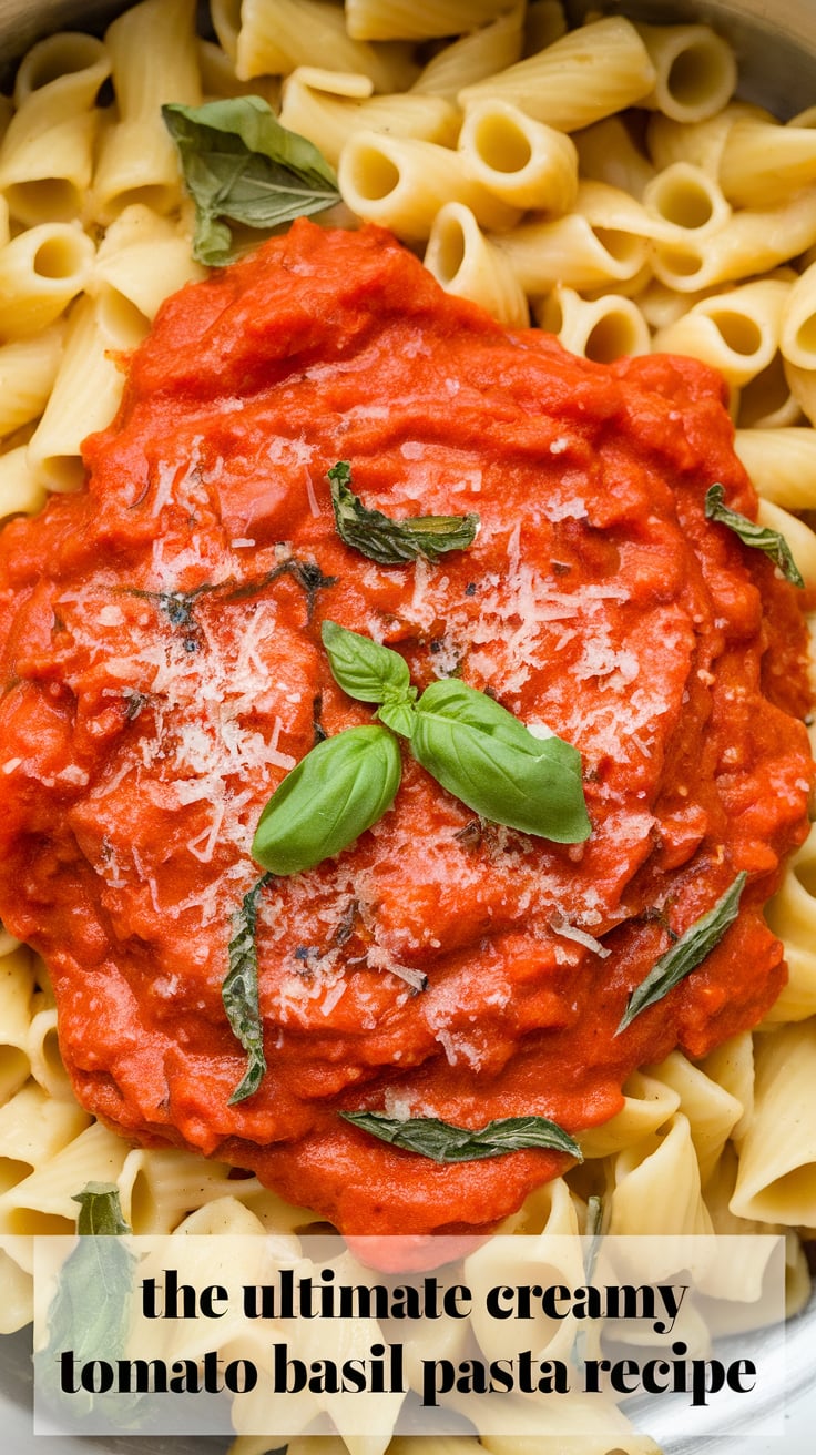 Savor a healthier take on classic pasta with The Ultimate Creamy Tomato Basil recipe. Infused with fragrant basil and ripe tomatoes, this vegan dish offers a sumptuous, low-calorie meal that’s sure to satisfy your cravings without the extra guilt.