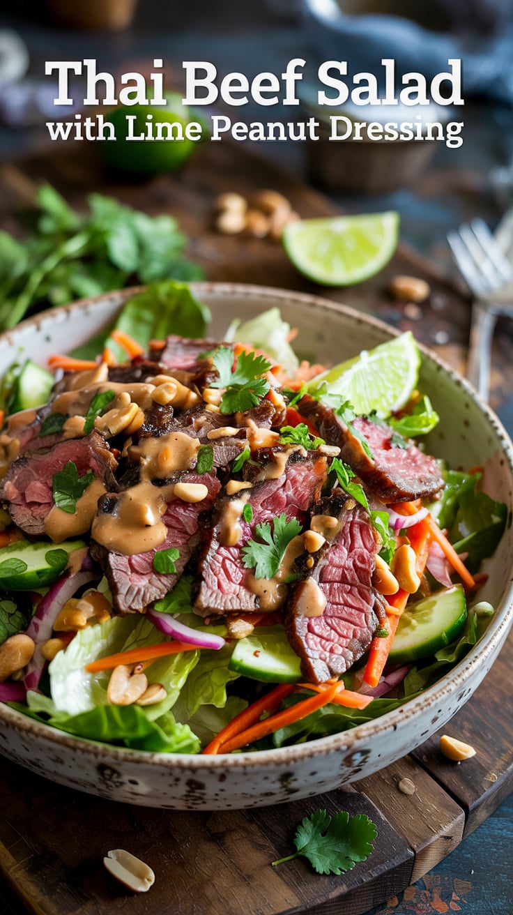 Indulge in the bright and bold flavors of Thai cuisine with this refreshing Beef Salad. With its high protein content and low carb-to-calorie ratio, this recipe is a fantastic option for those seeking a satisfying meal that fuels your body without the extra guilt.