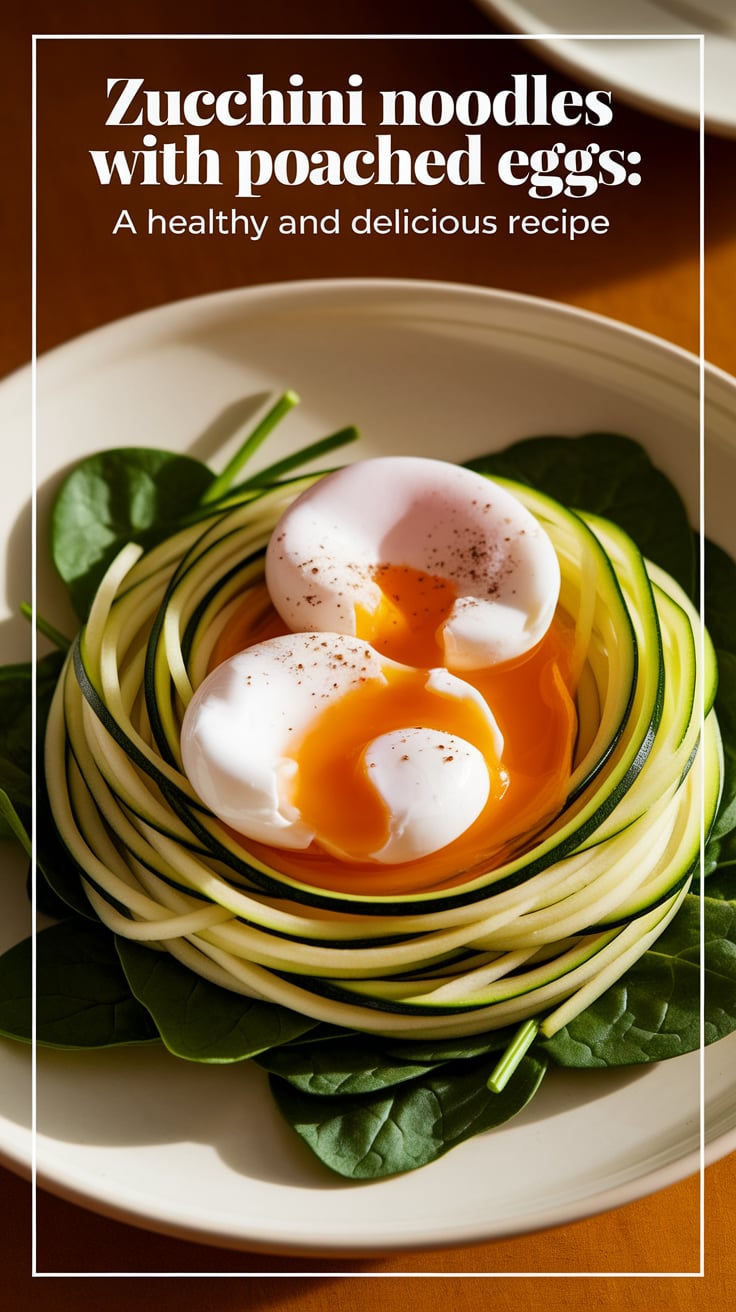 Discover how to make a light yet fulfilling dish that combines spiralized zucchini with perfectly poached eggs. This recipe is a fantastic way to indulge in a nutritious meal that keeps carbs in check without sacrificing flavor.