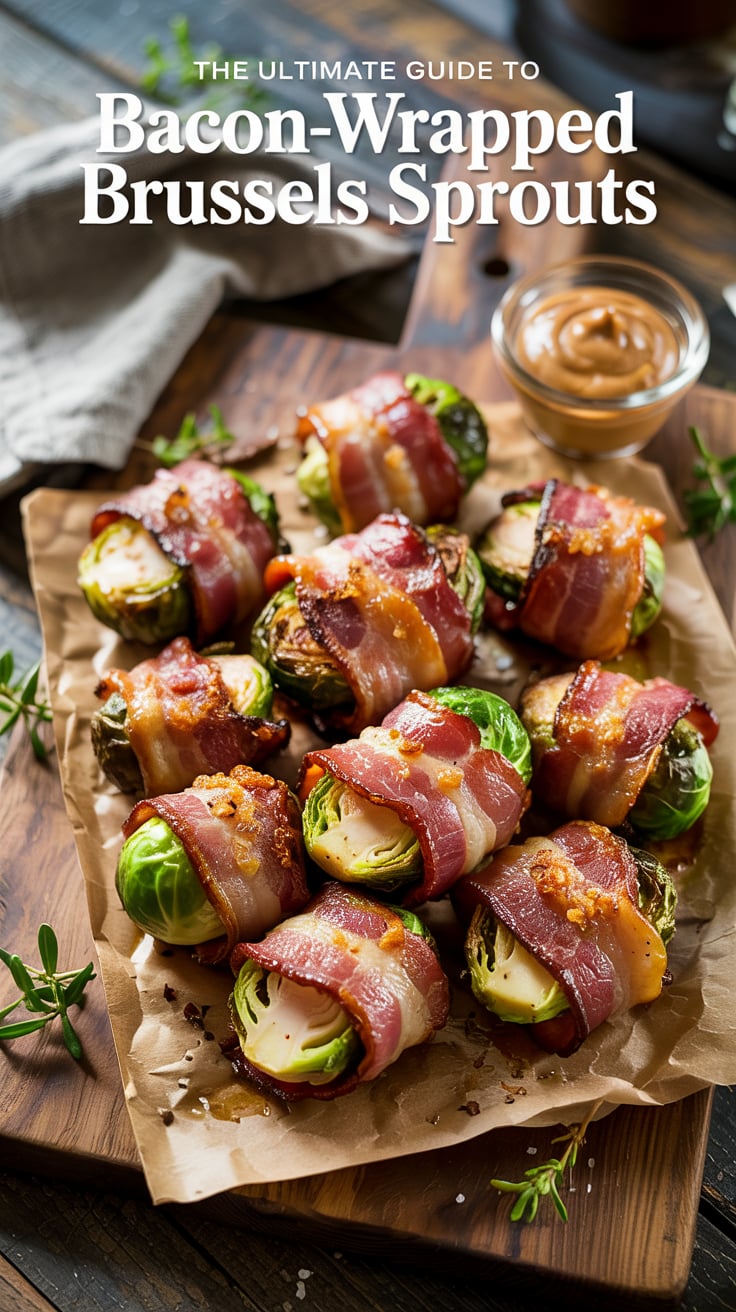 Discover the ultimate appetizer with Bacon-Wrapped Brussels Sprouts, where savory meets satisfaction. This recipe combines the rich flavors of crispy bacon with nutritious Brussels sprouts, all while keeping carbs and calories beautifully low.