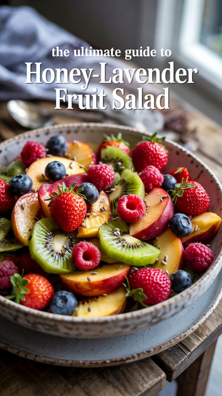 Delight in a colorful bowl of Honey-Lavender Fruit Salad, where the sweetness of honey meets the floral notes of lavender. Packed with nutrients, this recipe offers a protein boost while keeping carbs and calories to a minimum, making it an ideal snack or dessert for any health-conscious foodie.