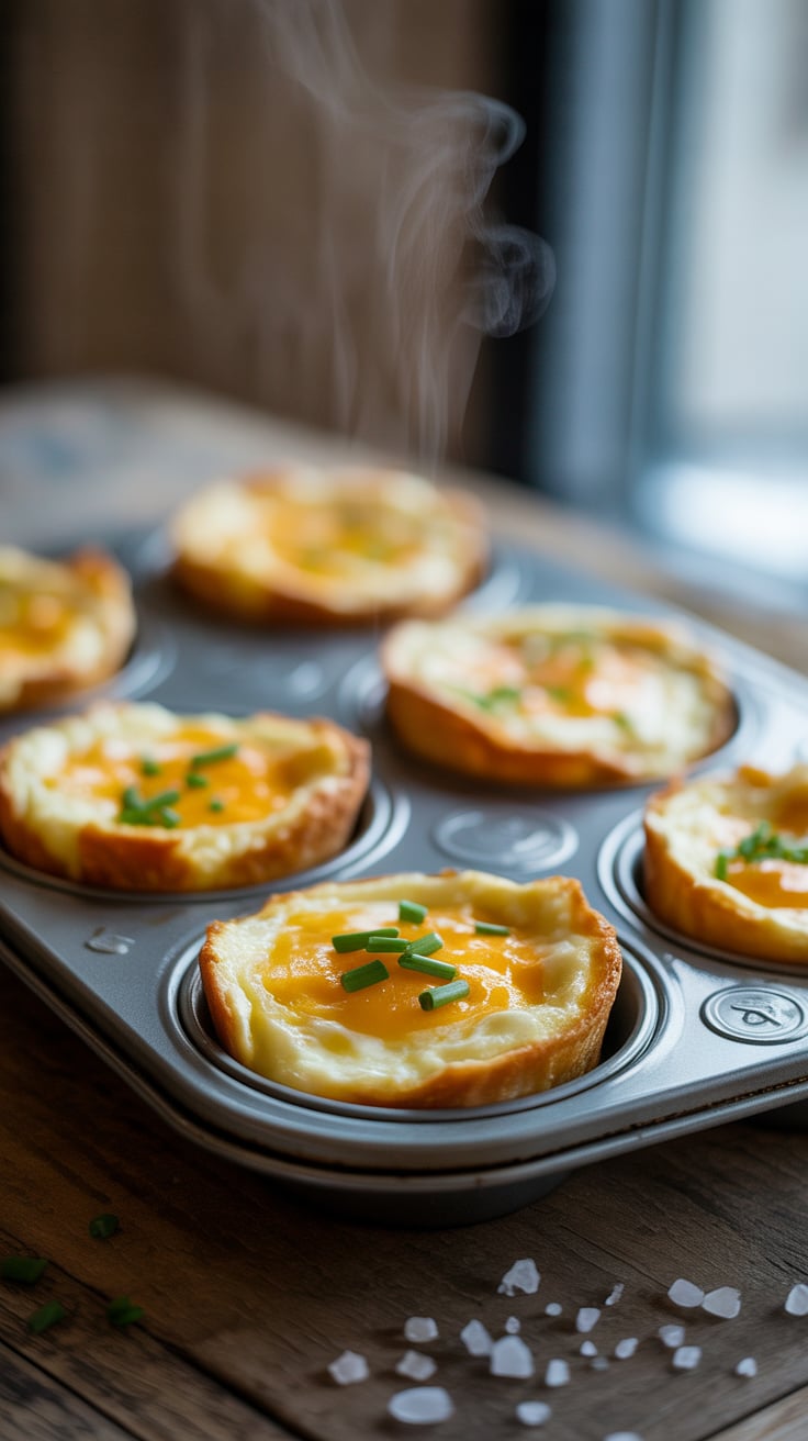 Elevate your breakfast routine with Egg and Cheese Breakfast Cups, a simple yet flavorful way to enjoy a protein-rich meal on the go. Crafted in a muffin tin, these low-calorie, keto-friendly cups are bursting with cheesy goodness. Learn how to whip up this scrumptious treat that’s sure to become a morning favorite.