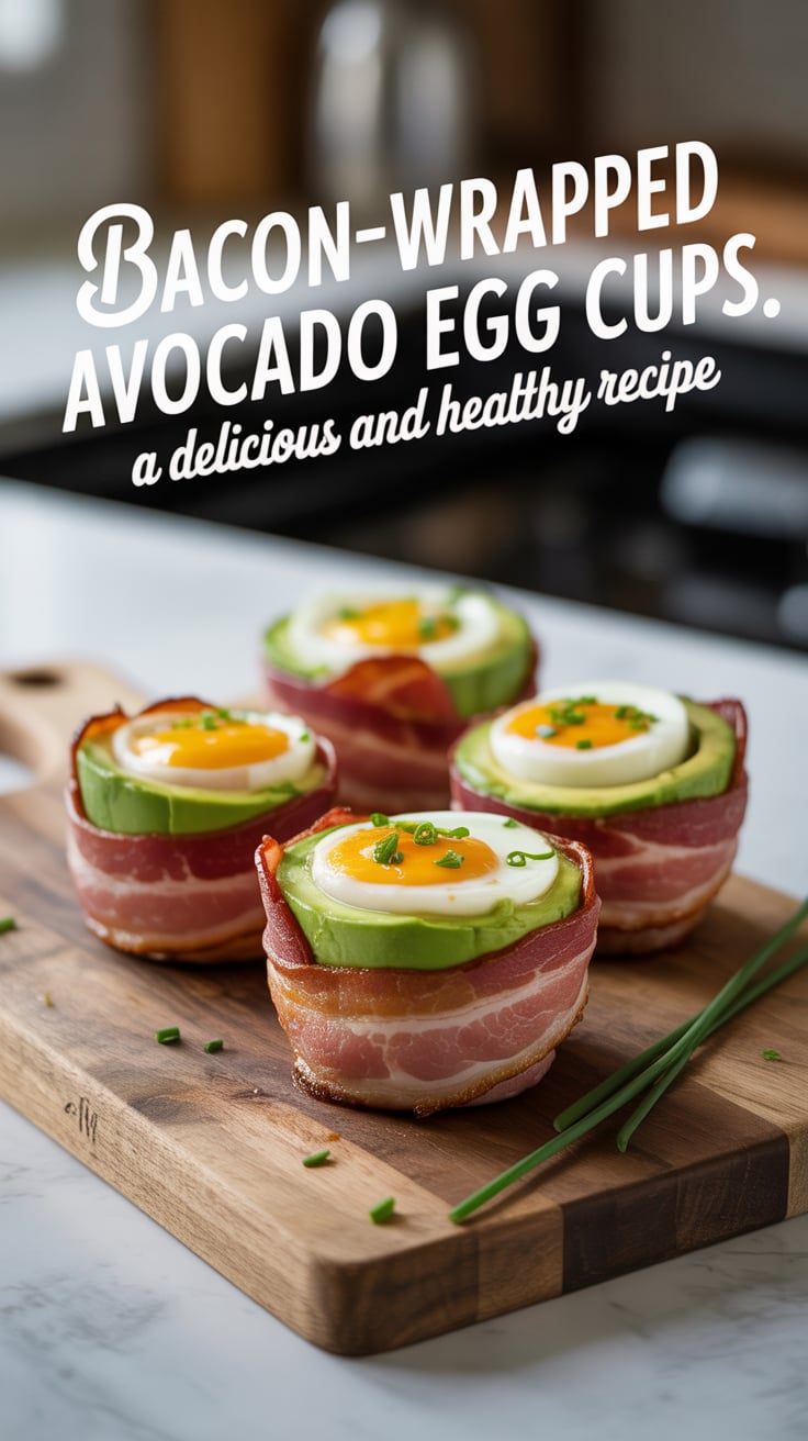 Elevate your brunch game with Bacon-Wrapped Avocado Egg Cups, where flavor meets nutrition! Bursting with high protein and healthy fats, these low-calorie gems fit seamlessly into your keto lifestyle. Get ready to enjoy a deliciously satisfying meal that will keep you fueled throughout the day.