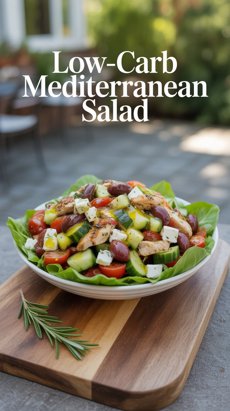 Quick to assemble and visually stunning, this salad allows for easy customization based on your favorite Mediterranean ingredients. It’s the perfect solution for busy days when you crave something light yet filling.