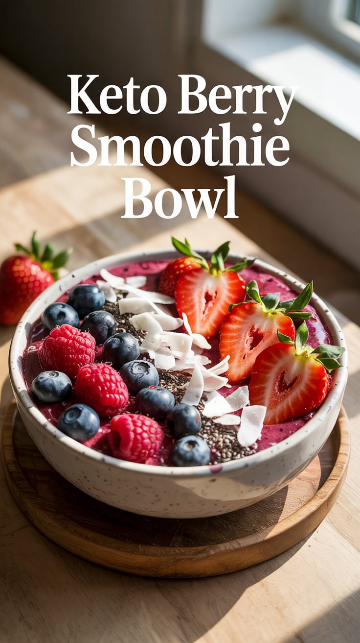 Discover how easy it is to blend your way to a nutritious and satisfying smoothie bowl that looks as good as it tastes. Embrace this delicious start to your day while keeping your keto lifestyle intact!
