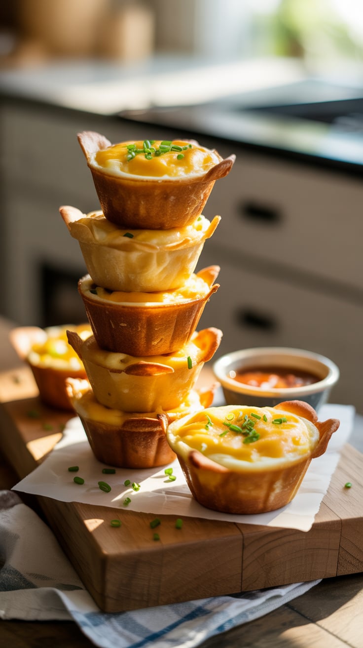 Craving a tasty breakfast that meets your health goals? Egg and Cheese Breakfast Cups deliver a satisfying combination of protein and flavor, all while keeping your calorie count low. Perfectly designed for a keto lifestyle, these muffin tin creations are not only quick to prepare but also irresistibly delicious!