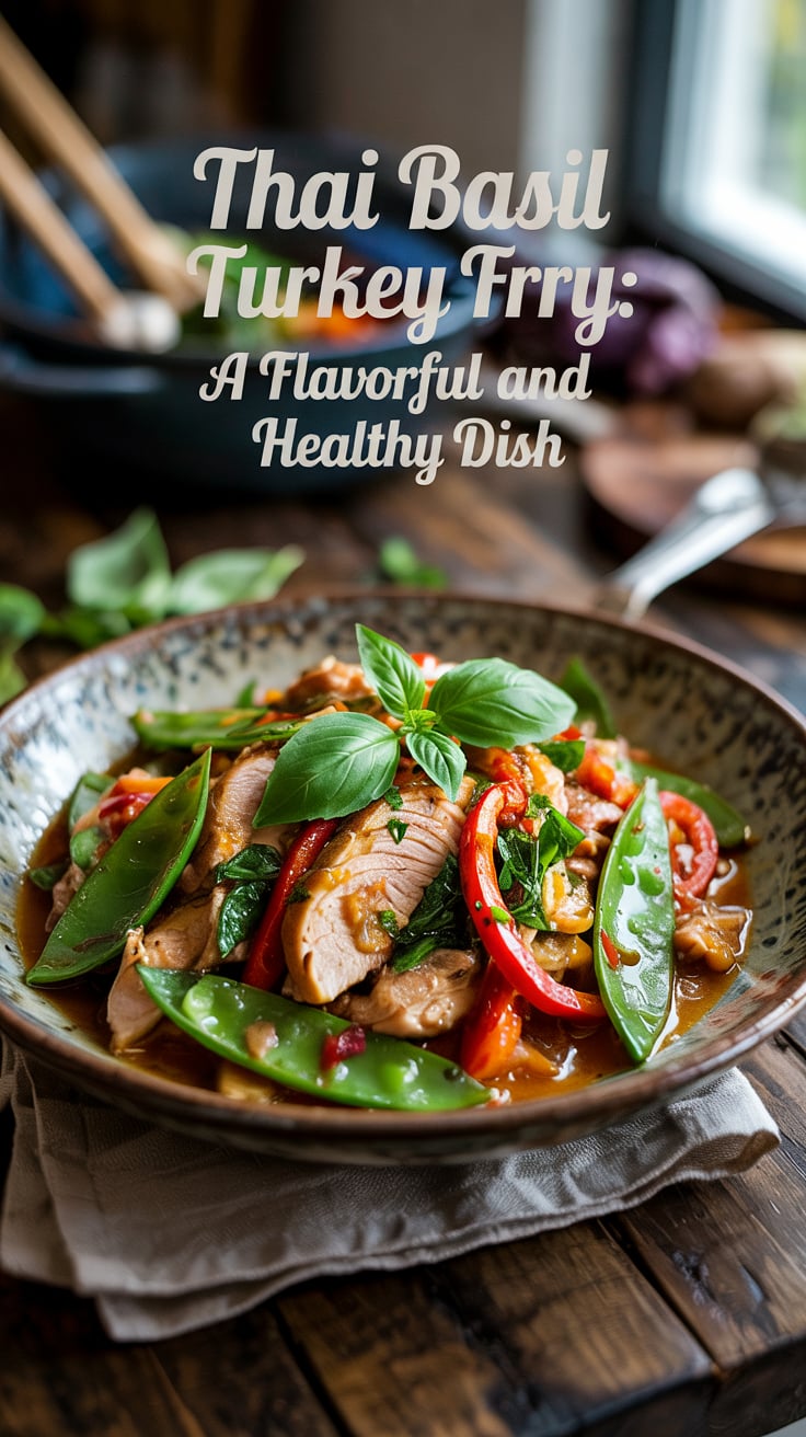 Elevate your weeknight dinners with Thai basil turkey stir-fry, where aromatic herbs meet lean protein. This healthy dish is high in protein and low in both carbs and calories, making it a fantastic choice for anyone seeking a light yet delicious culinary adventure.
