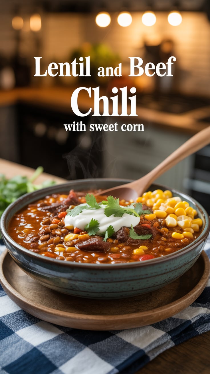 Experience a comforting classic that’s both hearty and healthy. Our Lentil and Beef Chili combines tender beef and wholesome lentils, along with sweet corn, making it a perfect choice for a nourishing meal that’s full of flavor.
