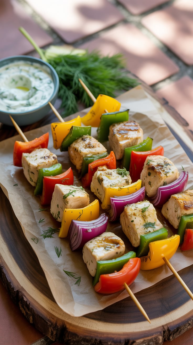 Elevate your meal prep with these flavorful Greek Yogurt Marinated Chicken Skewers! Combining protein-rich chicken with a creamy, herb-infused marinade, this recipe promises a healthy yet satisfying option for any time of day.
