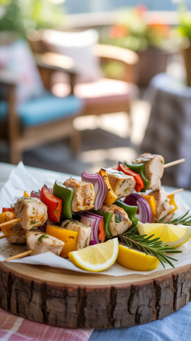 Unleash a burst of flavor with our Greek Yogurt Marinated Chicken Skewers! These juicy bites are rich in protein and infused with zesty herbs, offering a mouthwatering way to enjoy a healthy meal any night of the week.