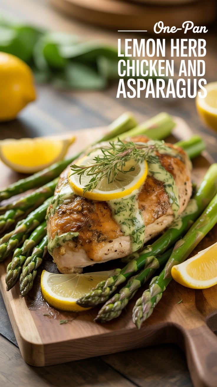 Say goodbye to boring meals! Our One-Pan Lemon Herb Chicken and Asparagus brings a burst of flavor while keeping your protein levels high and your calories in check. Join the healthy eating revolution with this easy, tasty dish!