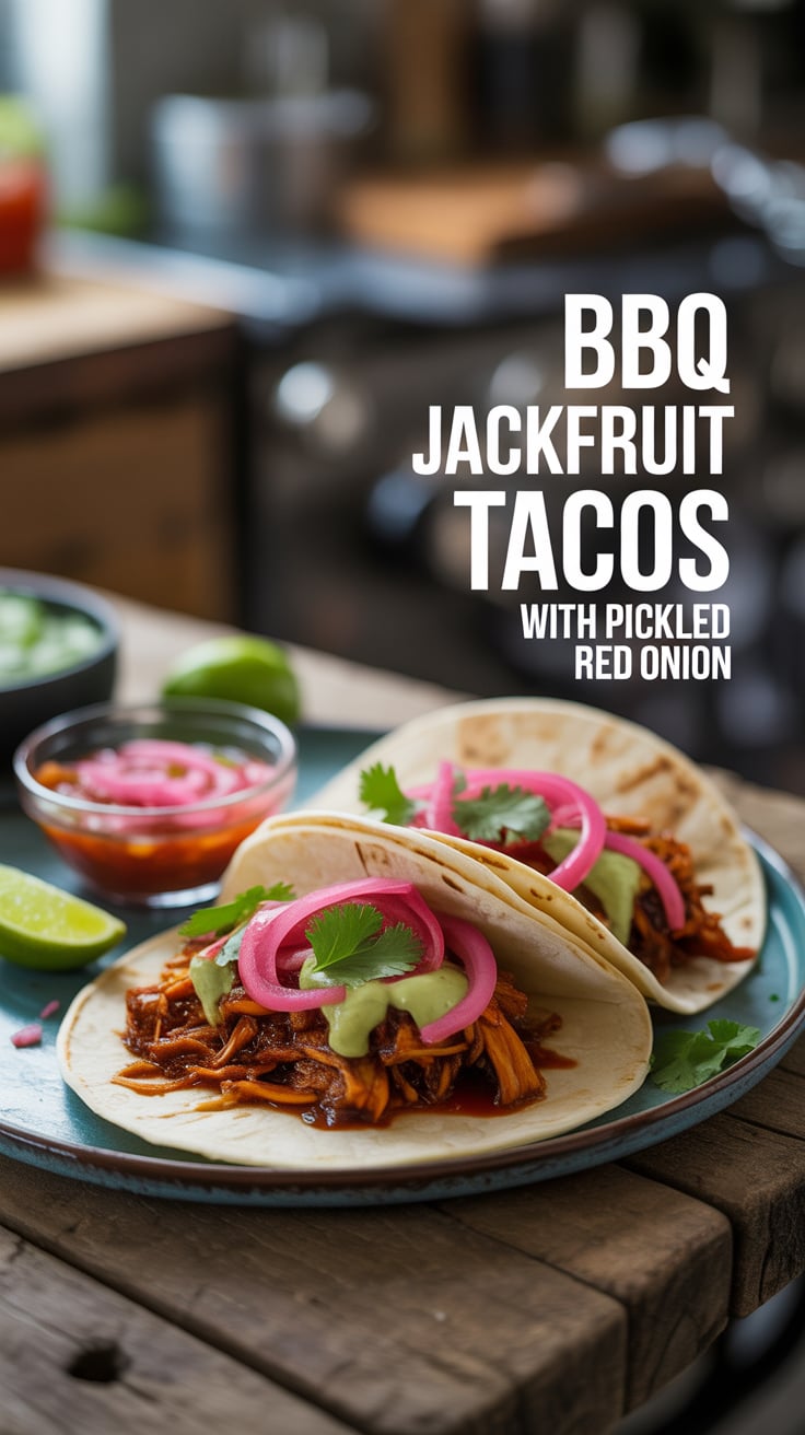Light, vibrant, and crave-worthy—these vegan BBQ tacos deliver big flavor on a calorie-smart plate.