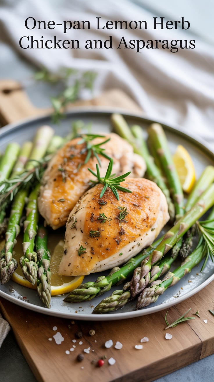 Ready to indulge without the guilt? This deliciously simple recipe features juicy chicken thighs basted in tangy lemon and fresh herbs, perfectly paired with crisp asparagus. Enjoy a nutritious dinner that fuels your body!