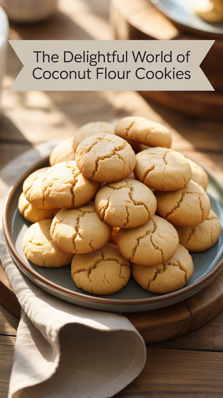 Made with nutrient-rich coconut flour, these cookies provide a gluten-free option that’s high in fiber and healthy fats. Each cookie not only satisfies your sweet cravings but also supports your wellness journey, making them a perfect snack for any time of day.