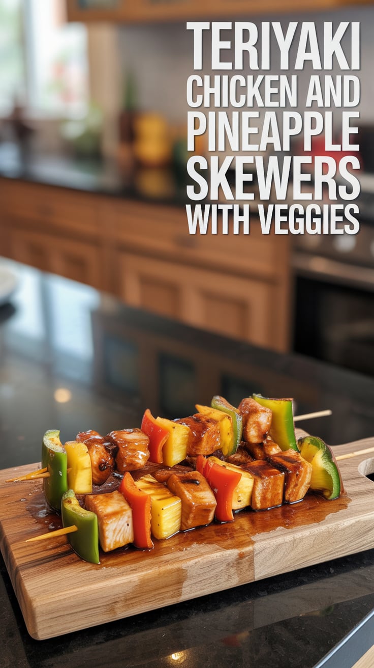Elevate your outdoor cooking with Teriyaki Chicken and Pineapple Skewers! Featuring tender chicken, juicy pineapple, and fresh veggies, this recipe is not only high in protein but also a delicious way to enjoy wholesome ingredients.
