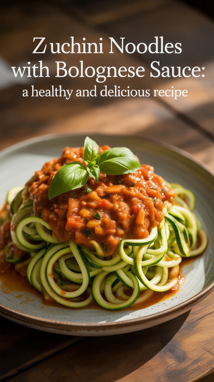 Transform your dinner routine with this delightful dish that features spiralized zucchini as a light, nutritious base. Paired with a robust Bolognese sauce, this recipe offers all the comfort of traditional pasta while keeping your diet on track.